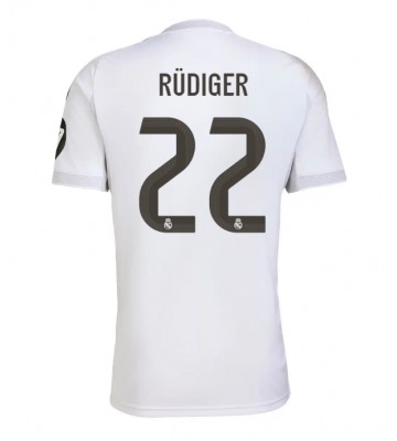 Real Madrid Antonio Rudiger #22 Hemmatröja 2025-26 Kortärmad